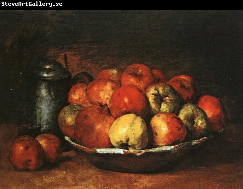 Gustave Courbet Still Life with Apples and Pomegranates
